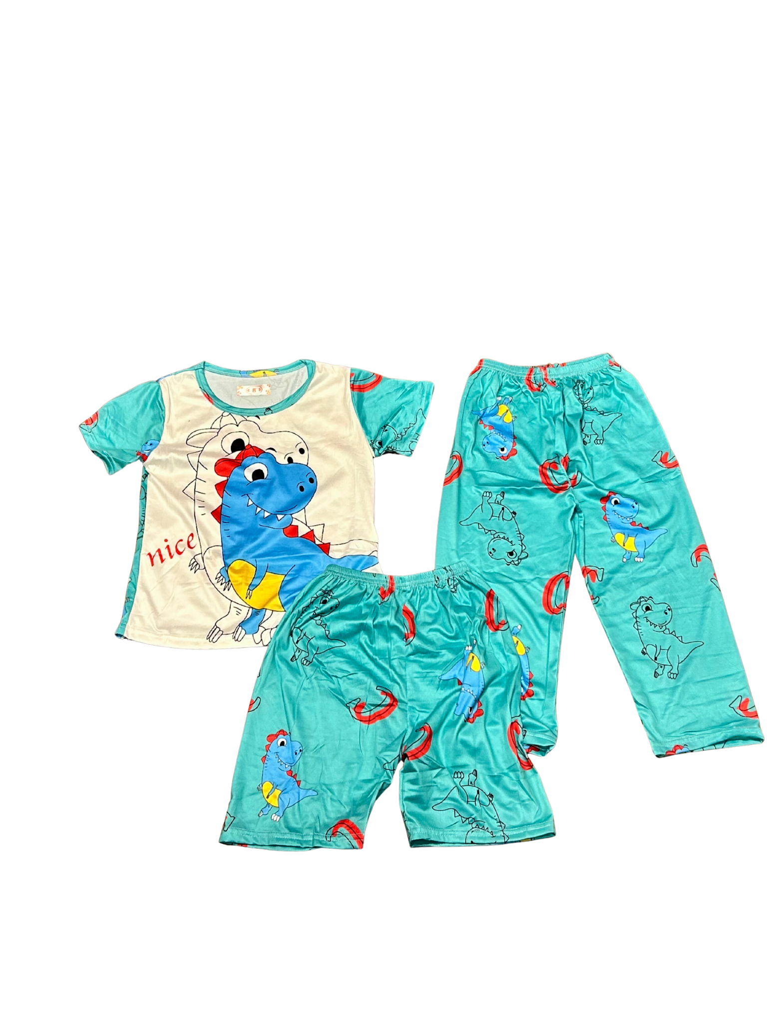 Pijama DinoKids (corto + largo)